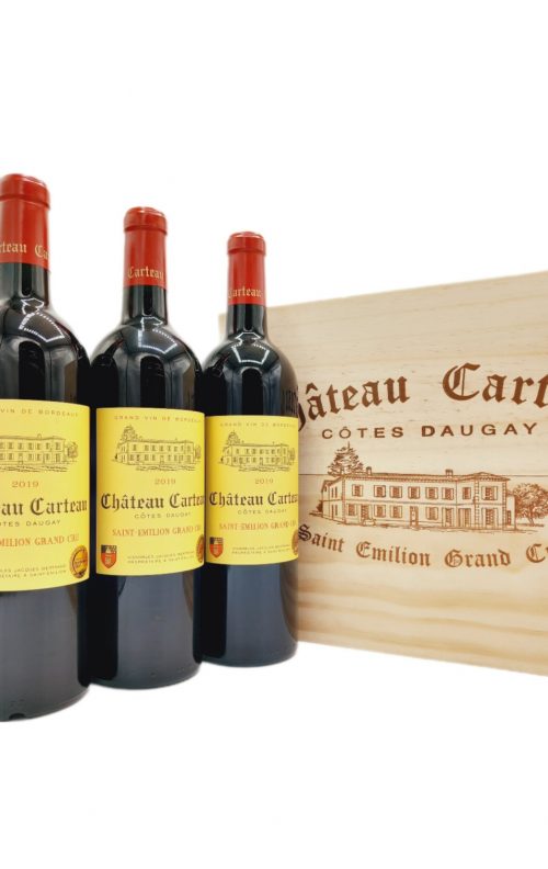 Coffret bois 5 demi-bouteilles vins de Bordeaux et Sud-Ouest